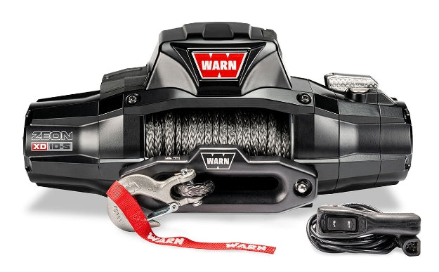 WARN ZEON XD 10-S 12V Winch - Synthetic Rope – The Winch Warehouse