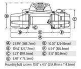 WARN  ZEON XD 10-S 12V Winch  - Synthetic Rope