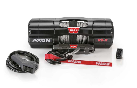 WARN AXON 55-S 12V ATV Winch- Synthetic Rope