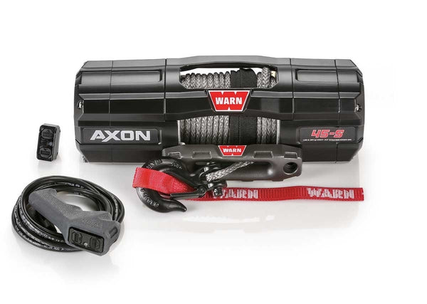 WARN AXON 45-S 12V ATV Winch- Synthetic Rope – The Winch Warehouse