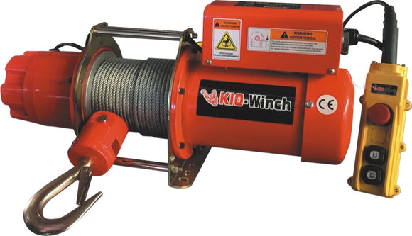 KIO-Winch GRV-300 240V AC Electric Winch  - Wire Rope